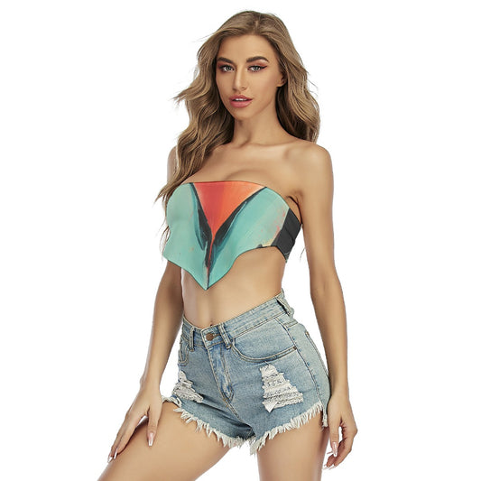 All-Over Print Women's Triangle Tube Top