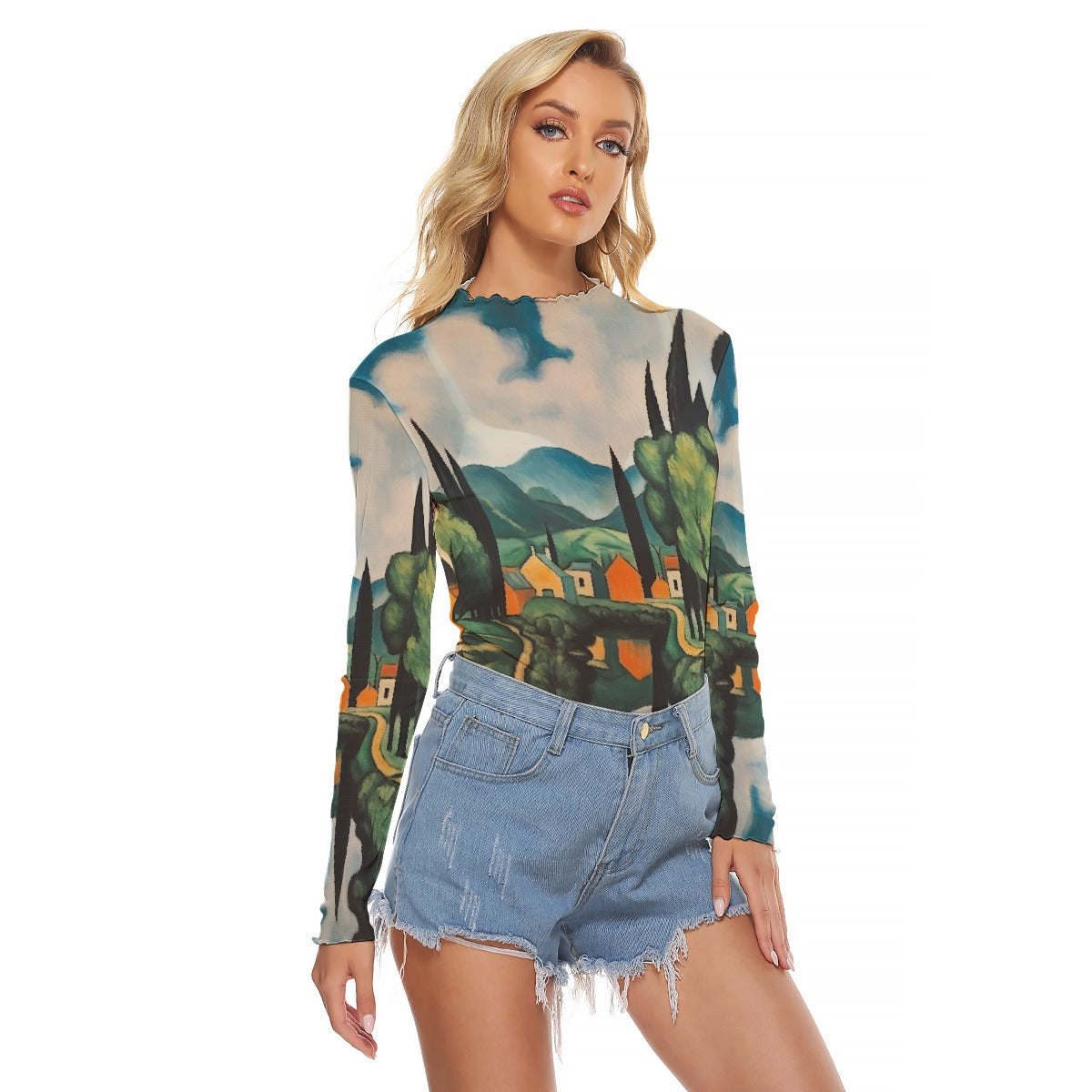 All-Over Print Women's Mesh T-shirt