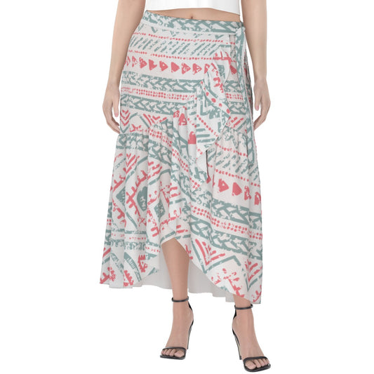 All-Over Print Women's Wrap Skirt