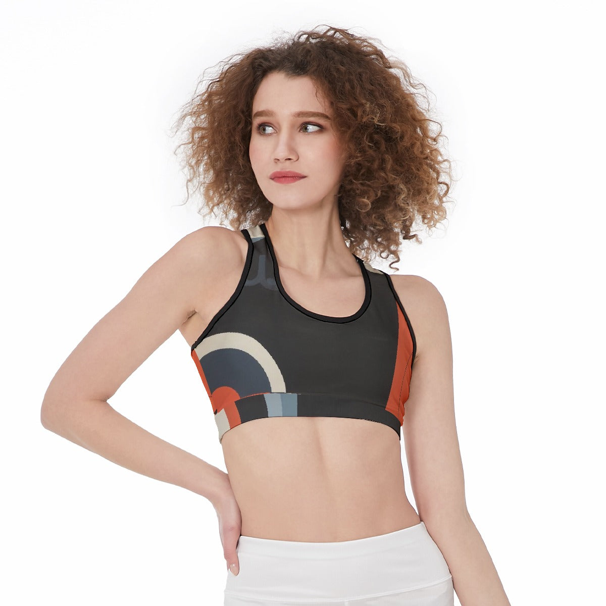 All-Over Print Sports Bra