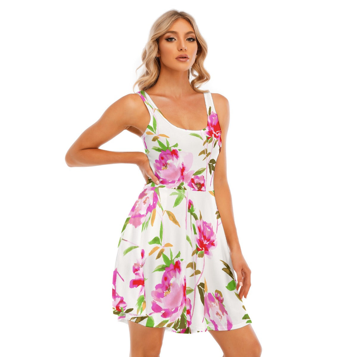 All-Over Print Women's Tank Vest Dress