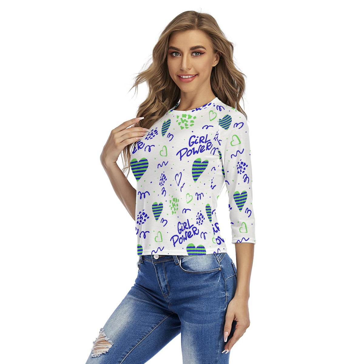 All-Over Print Women's Raglan Sleeves T-shirts