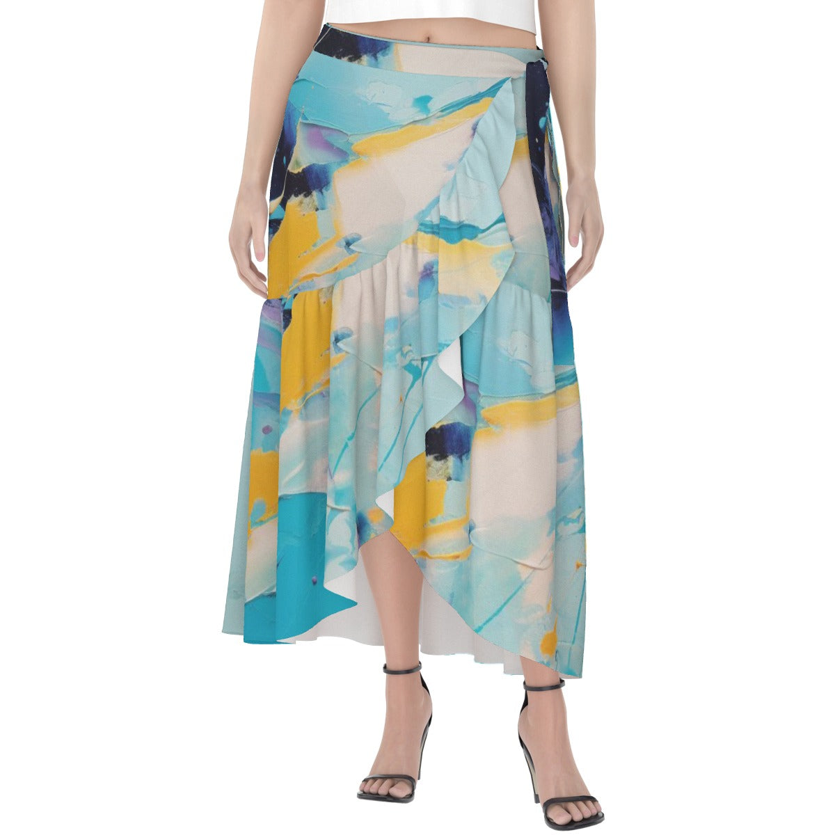 All-Over Print Women's Wrap Skirt