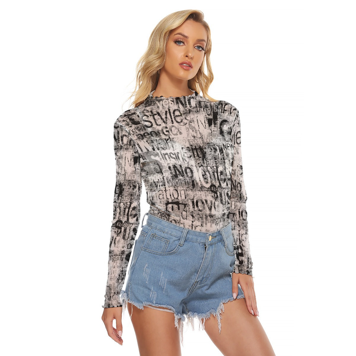 All-Over Print Women's Mesh T-shirt