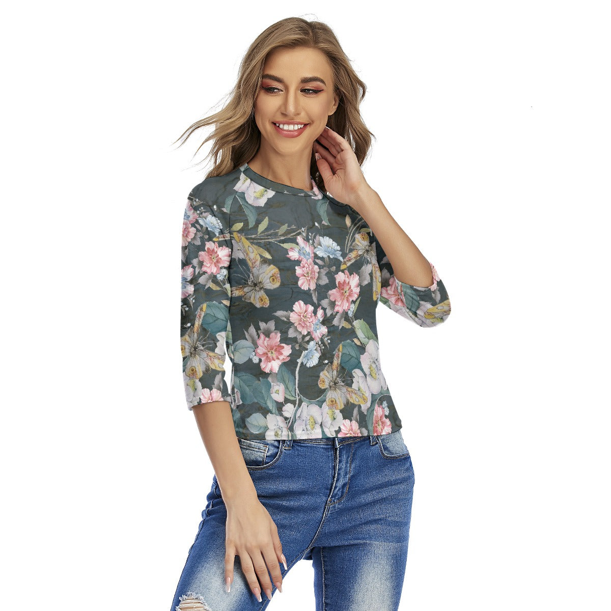 All-Over Print Women's Raglan Sleeves T-shirts