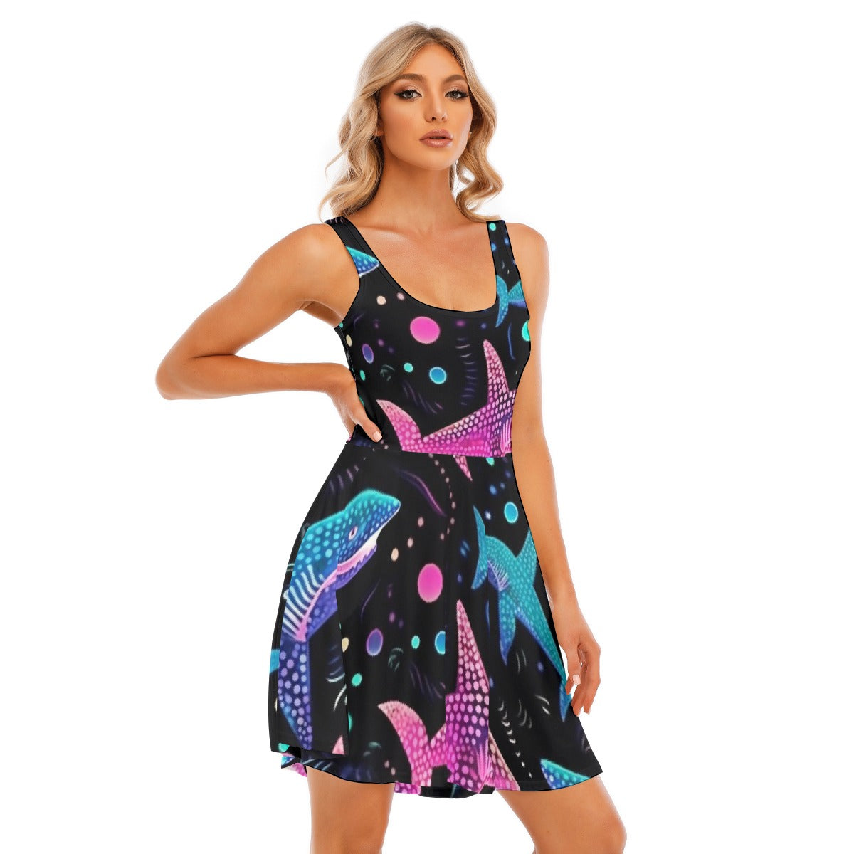 All-Over Print Women's Tank Vest Dress