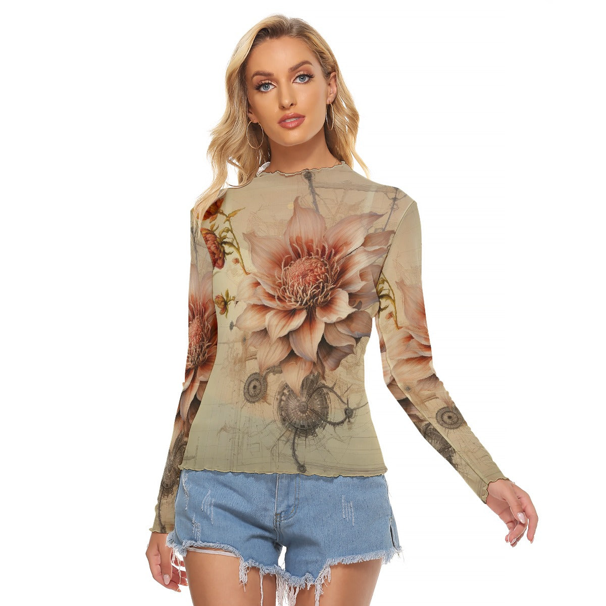 All-Over Print Women's Mesh T-shirt