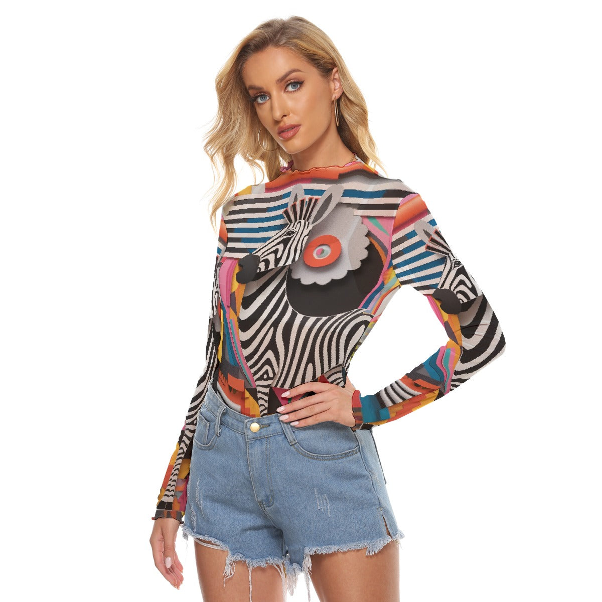 All-Over Print Women's Mesh T-shirt