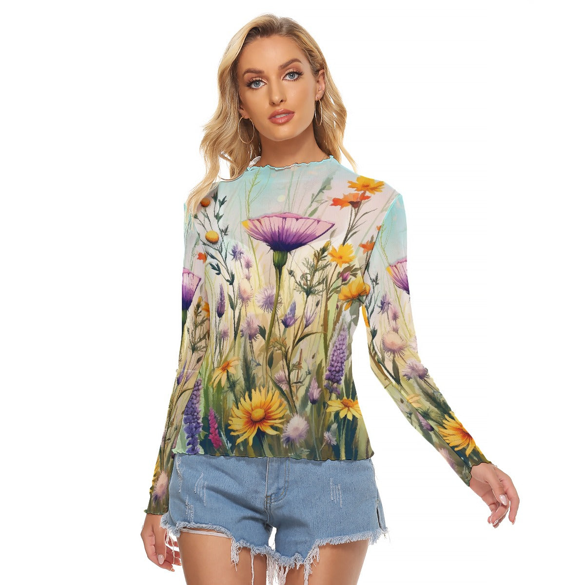 All-Over Print Women's Mesh T-shirt