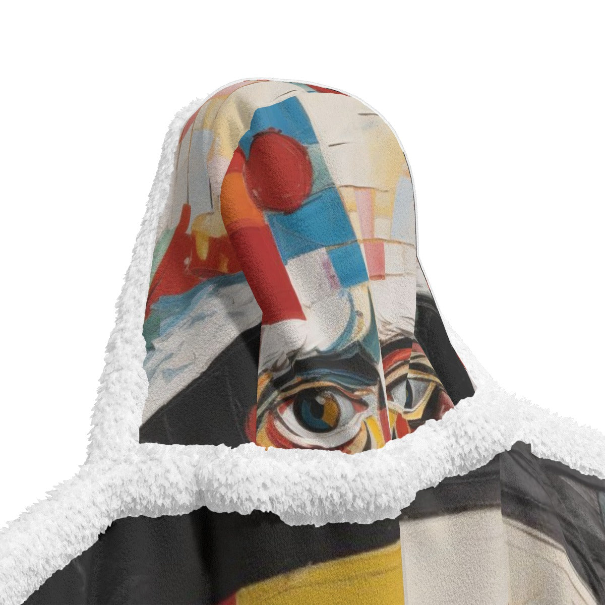 All-Over Print Unisex Wearable Hooded Blanket