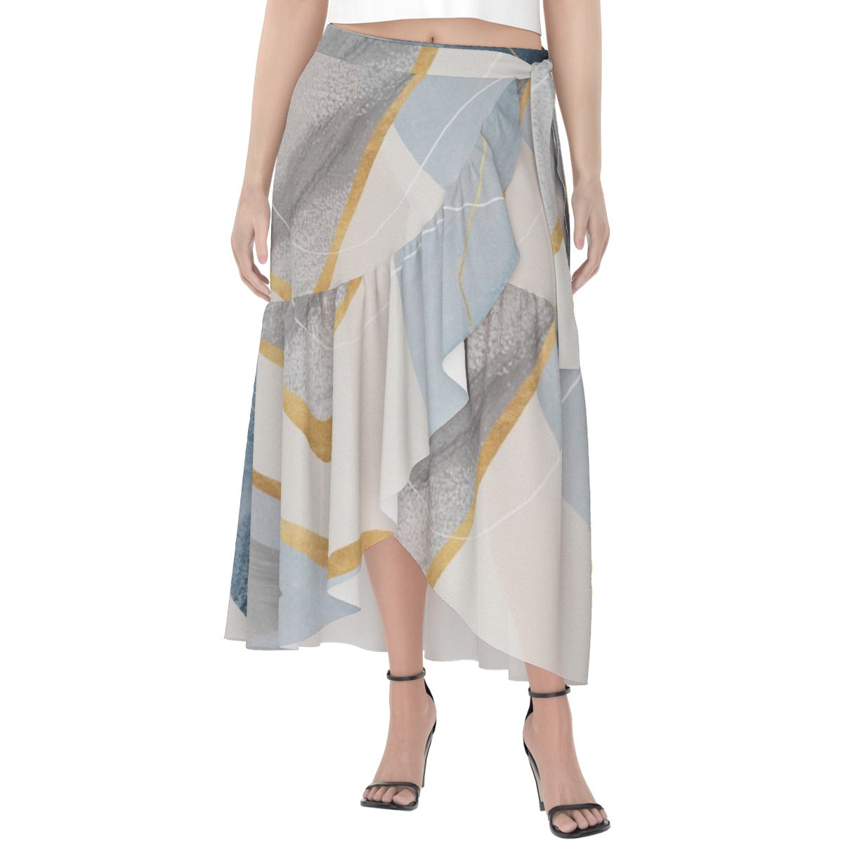 All-Over Print Women's Wrap Skirt