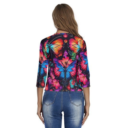 All-Over Print Women's Raglan Sleeves T-shirts