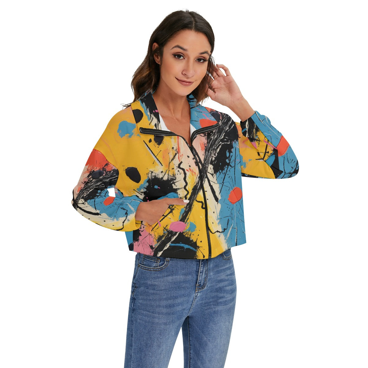 All-Over Print Women's Zip Jacket