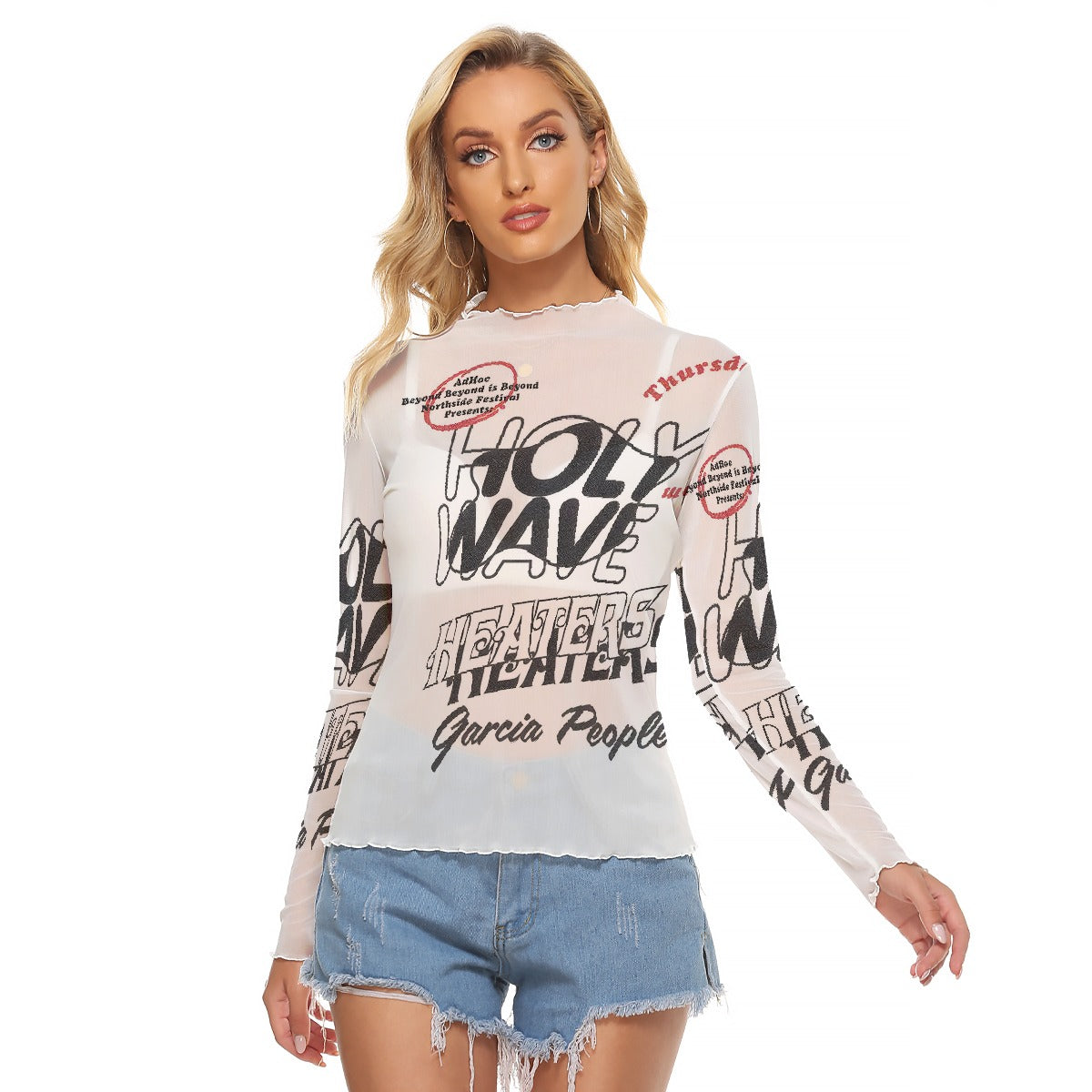 All-Over Print Women's Mesh T-shirt