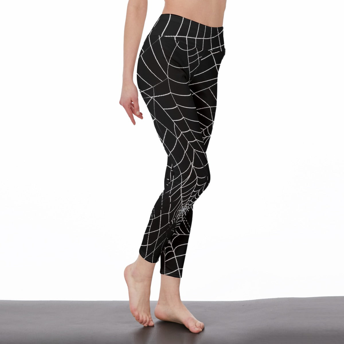 All-Over Print Women's High Waist Leggings | Side Stitch Closure