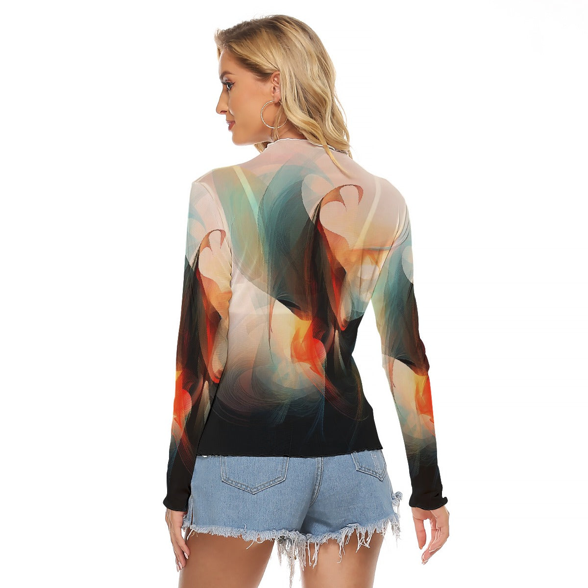 All-Over Print Women's Mesh T-shirt