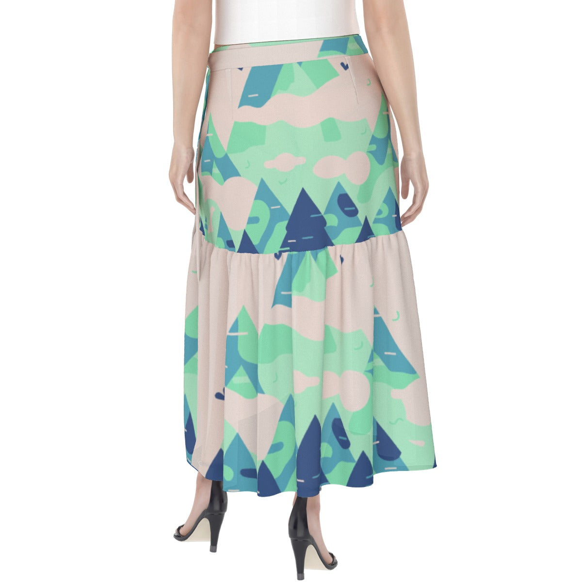 All-Over Print Women's Wrap Skirt