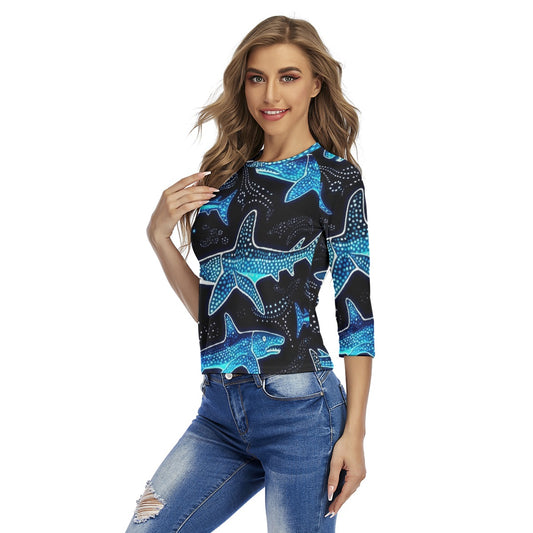 All-Over Print Women's Raglan Sleeves T-shirts