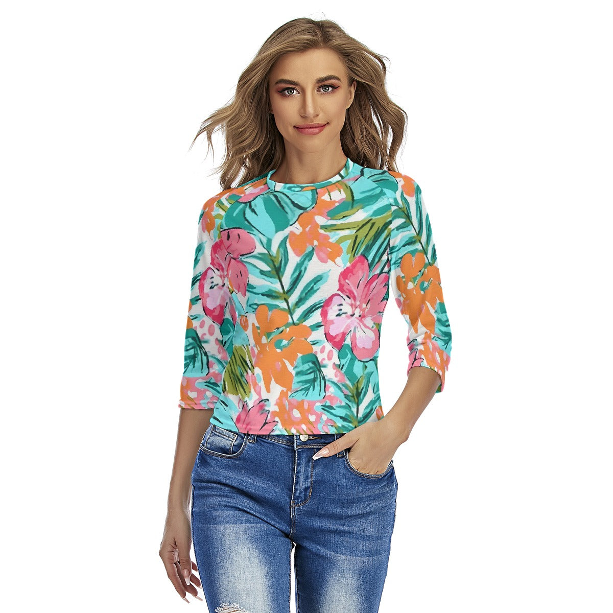 All-Over Print Women's Raglan Sleeves T-shirts