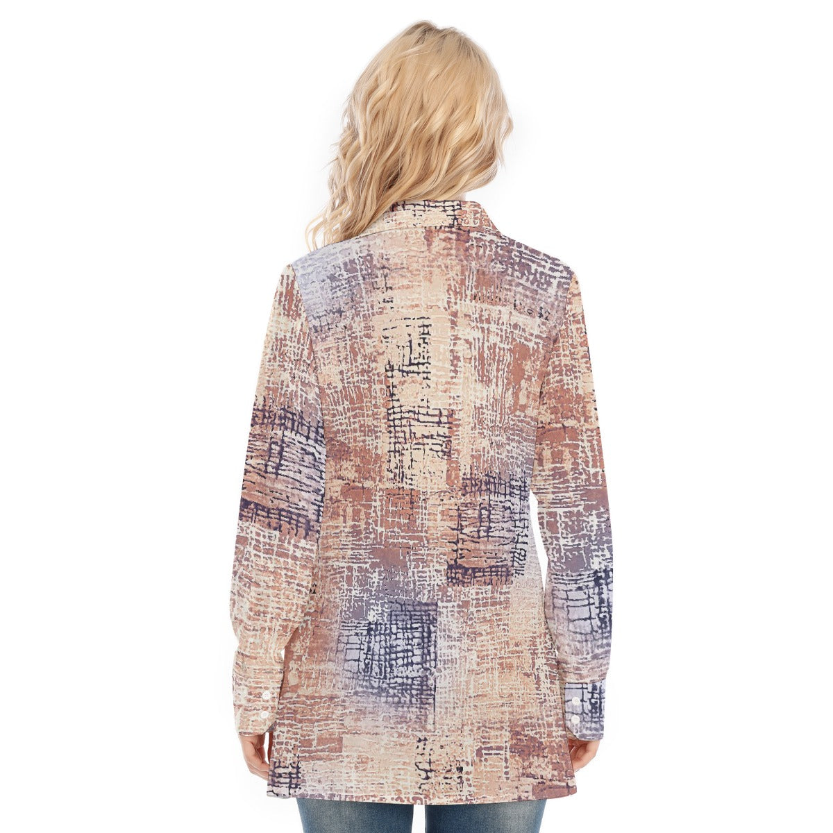 All-Over Print Women's Long Shirt