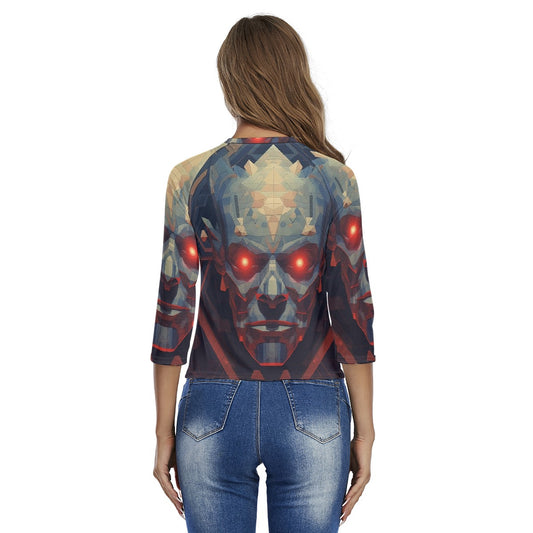 All-Over Print Women's Raglan Sleeves T-shirts