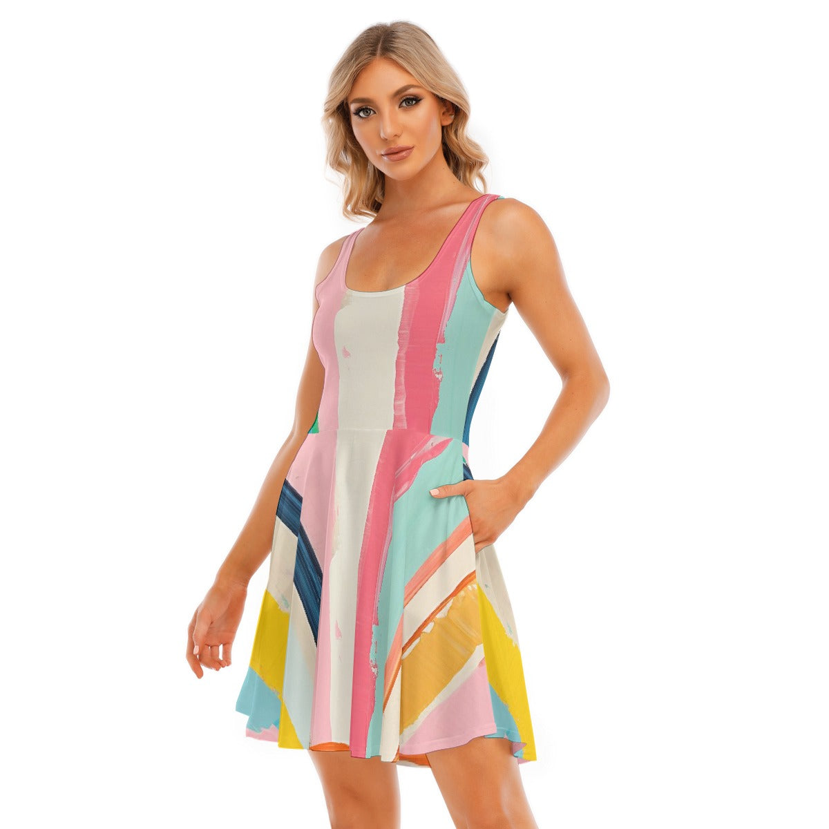 All-Over Print Women's Tank Vest Dress