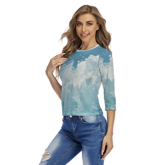 All-Over Print Women's Raglan Sleeves T-shirts