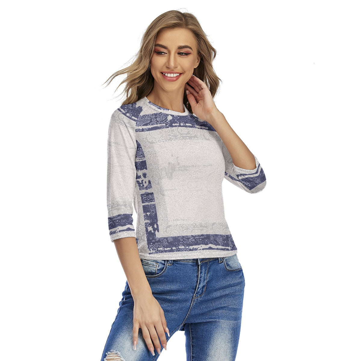 All-Over Print Women's Raglan Sleeves T-shirts