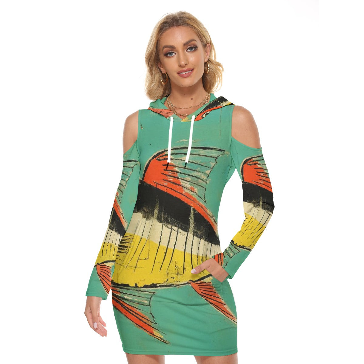 All-Over Print Women's Tight Dress