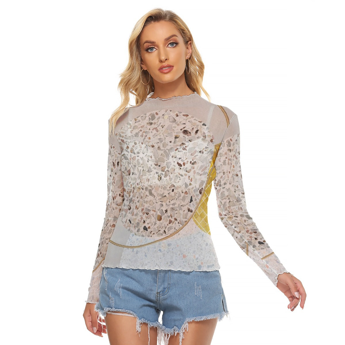 All-Over Print Women's Mesh T-shirt