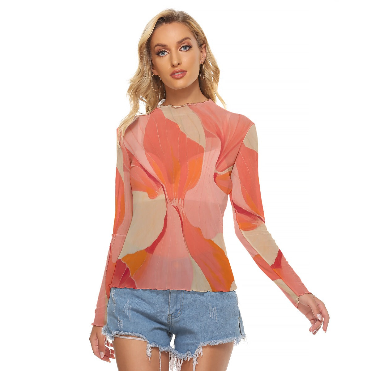 All-Over Print Women's Mesh T-shirt