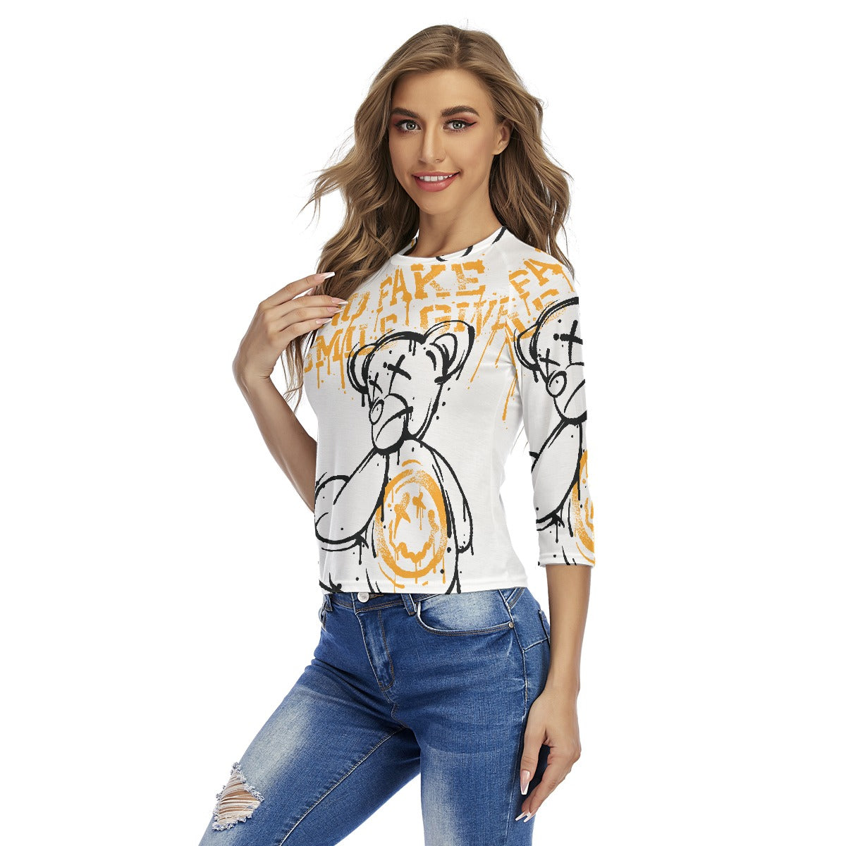 All-Over Print Women's Raglan Sleeves T-shirts