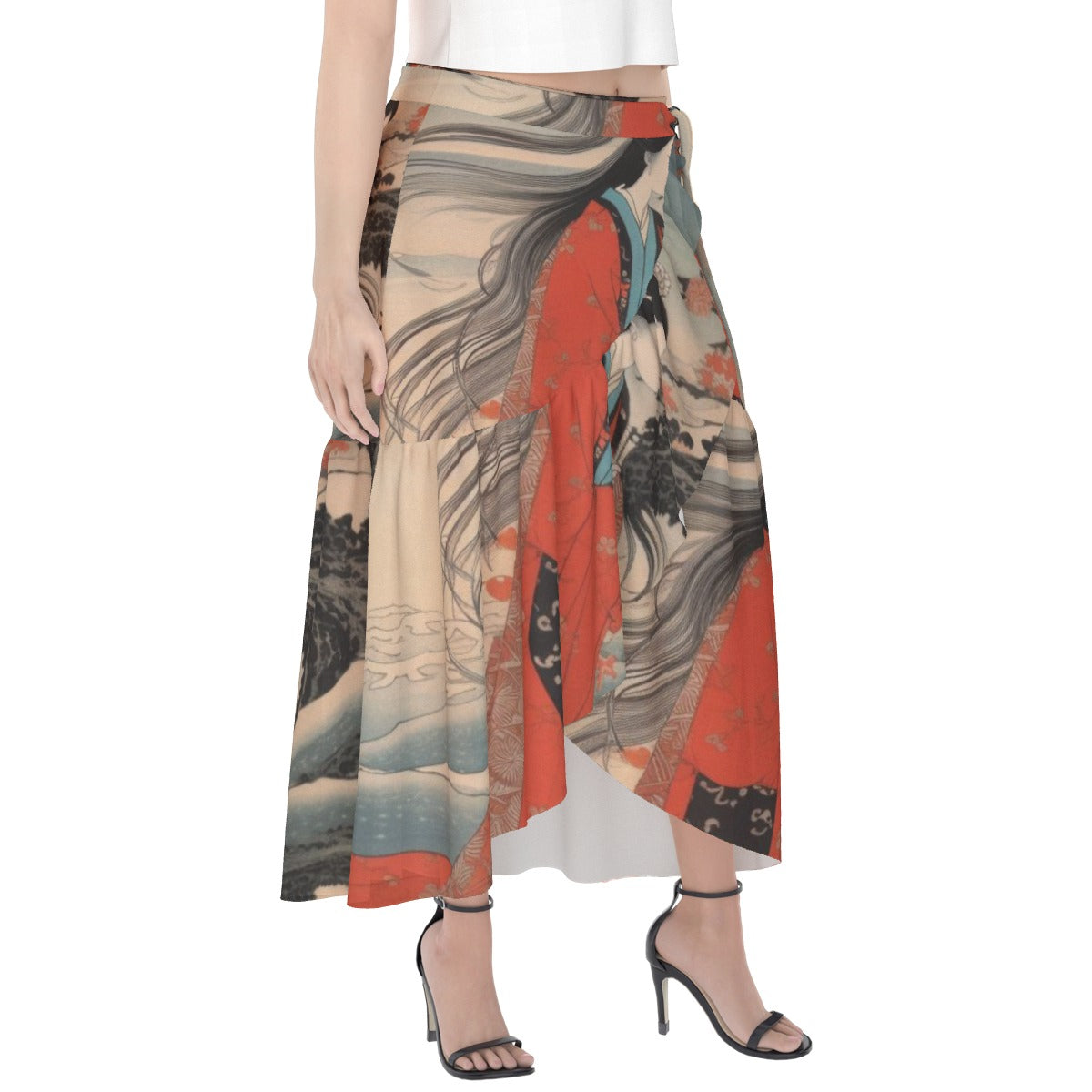 All-Over Print Women's Wrap Skirt