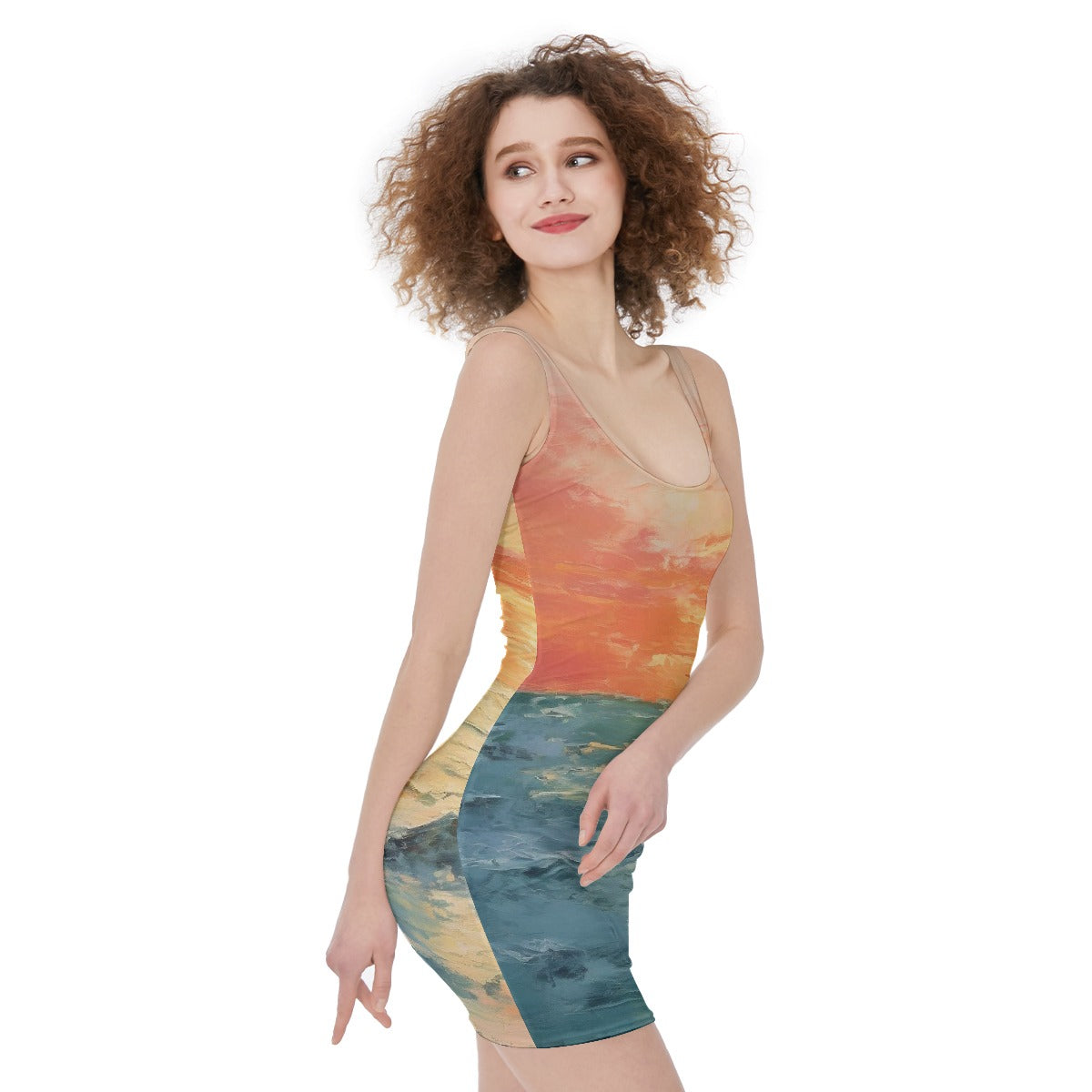 All-Over Print Women's Bodycon Dress