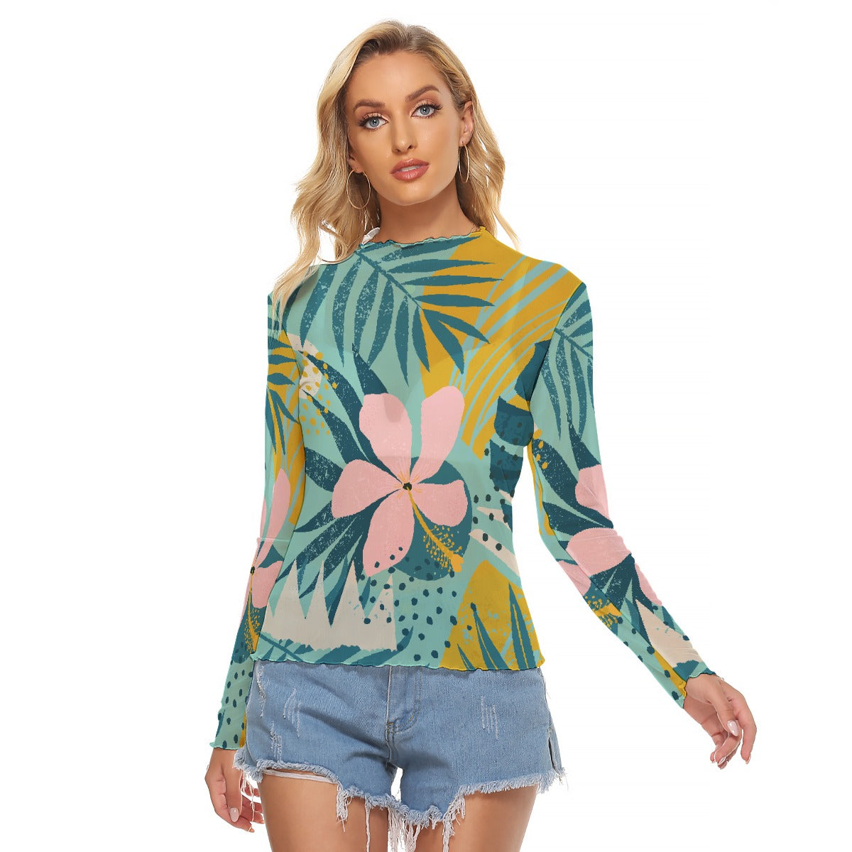 All-Over Print Women's Mesh T-shirt