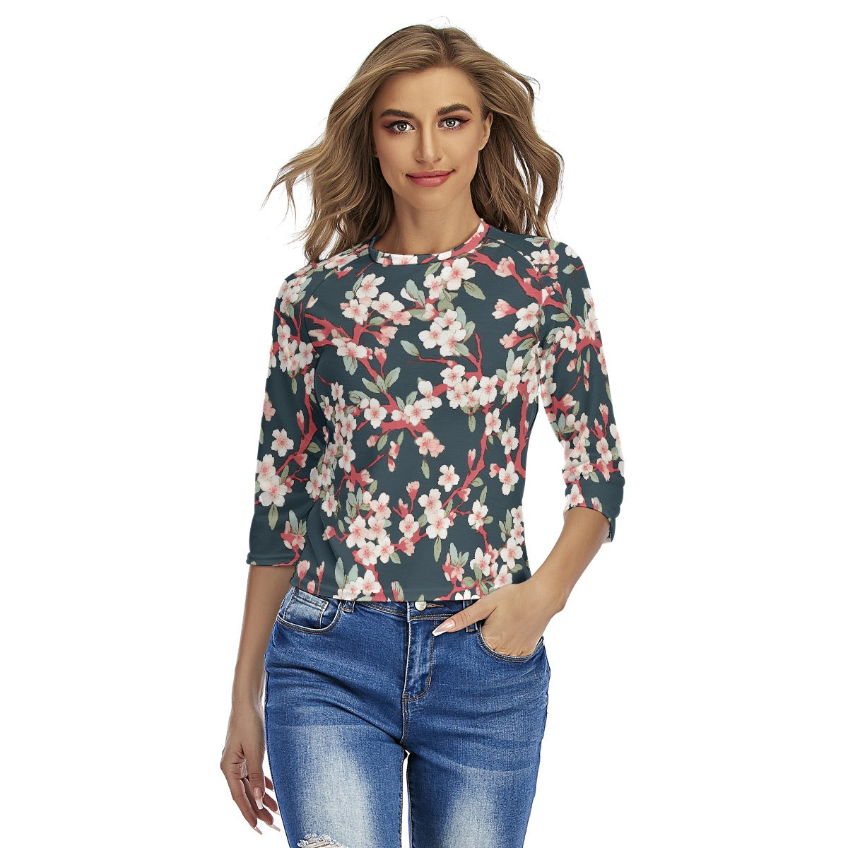 All-Over Print Women's Raglan Sleeves T-shirts