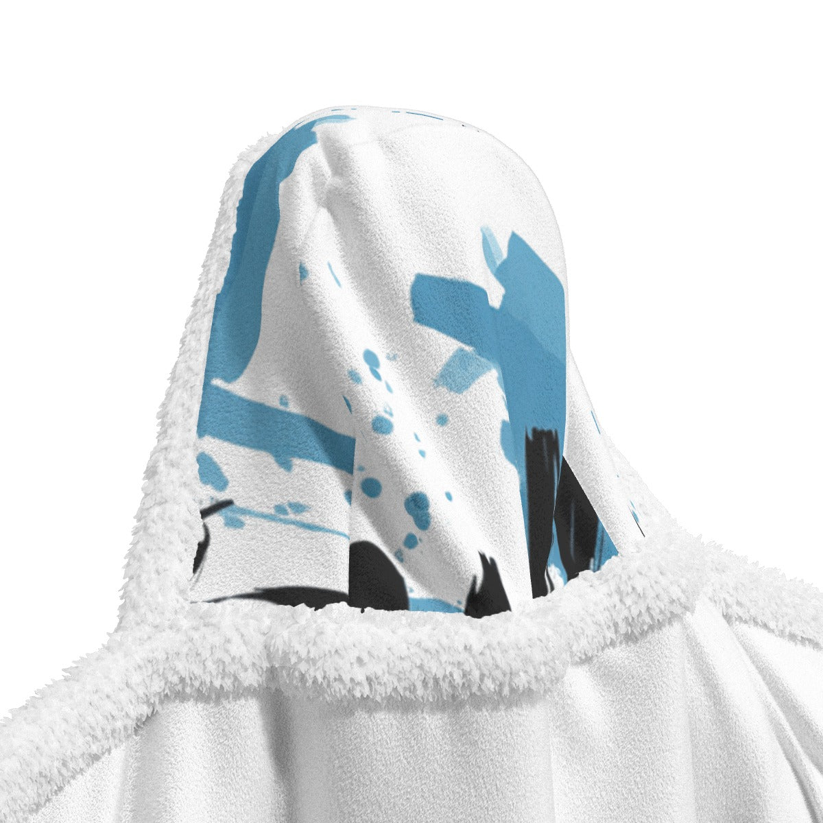 All-Over Print Unisex Wearable Hooded Blanket