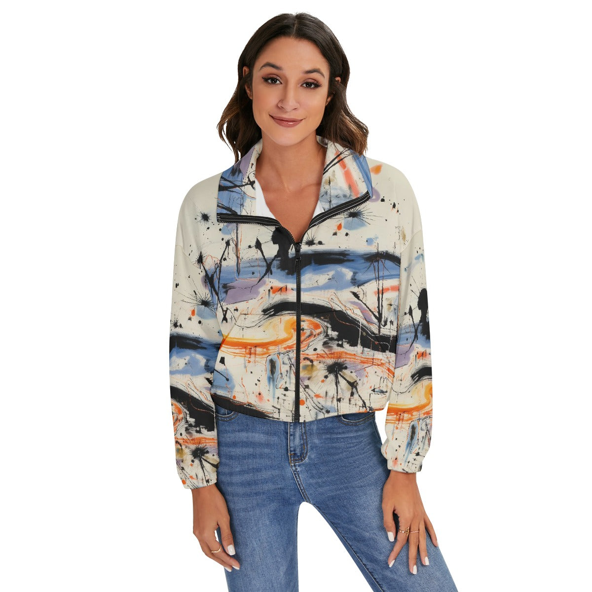 All-Over Print Women's Zip Jacket