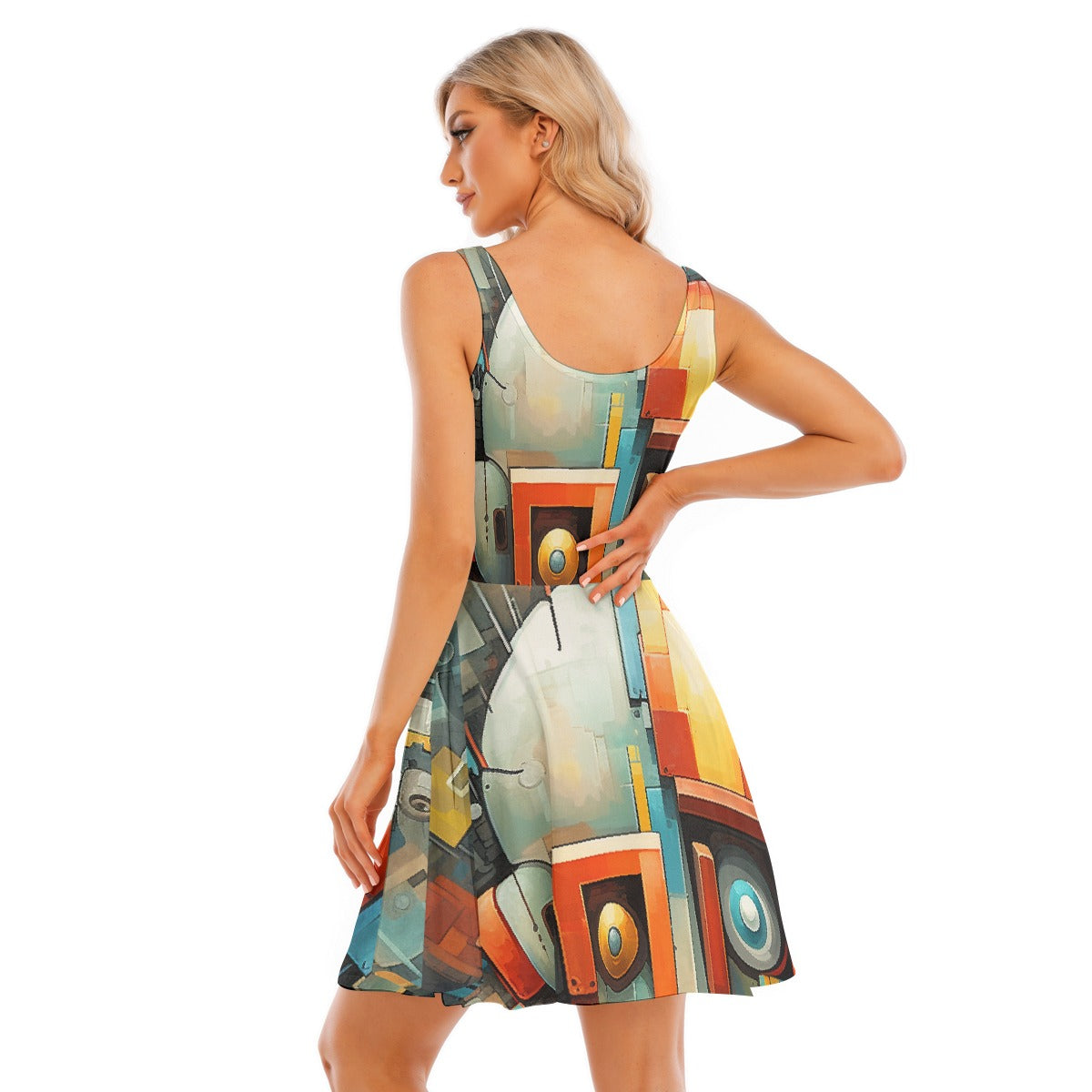 All-Over Print Women's Tank Vest Dress