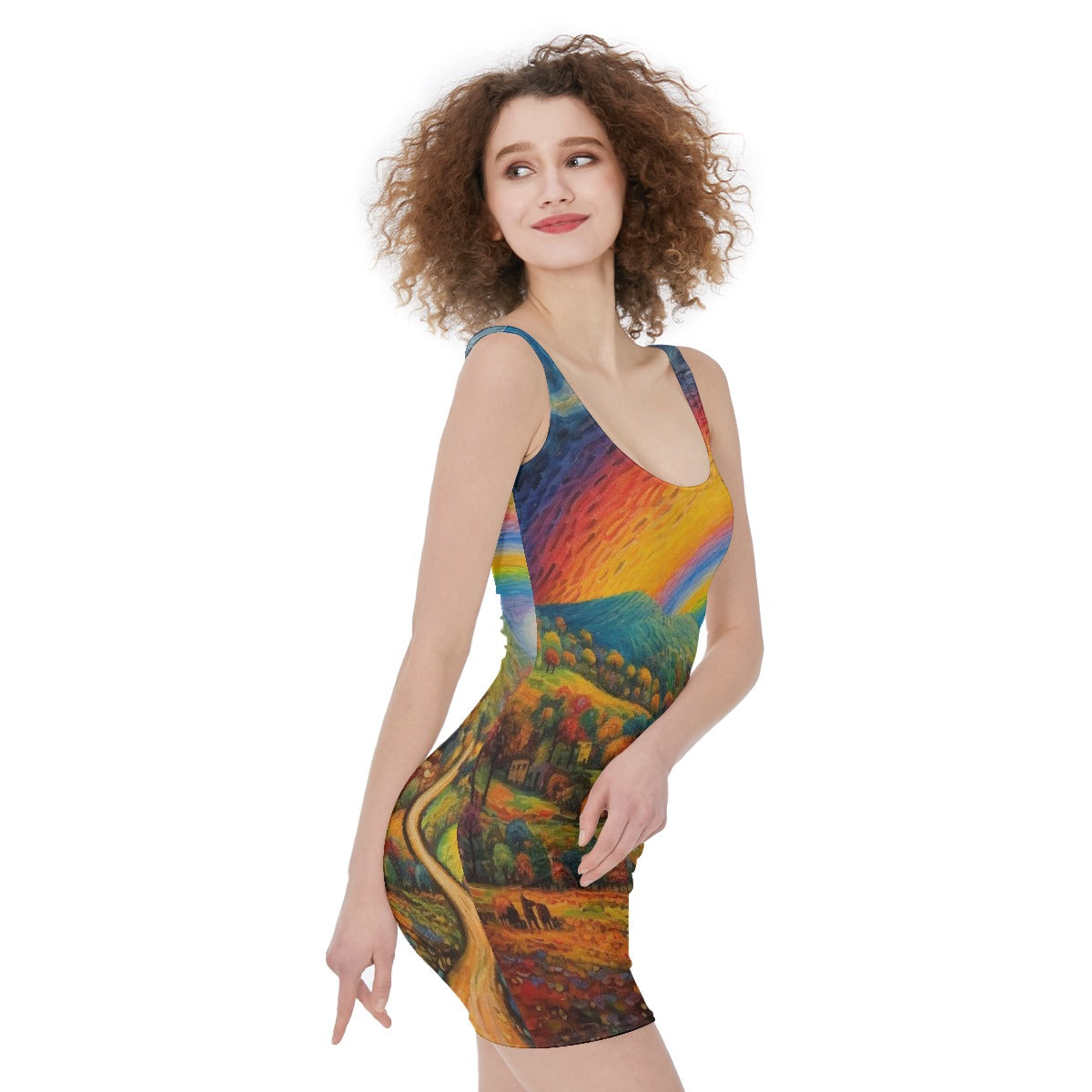 All-Over Print Women's Bodycon Dress