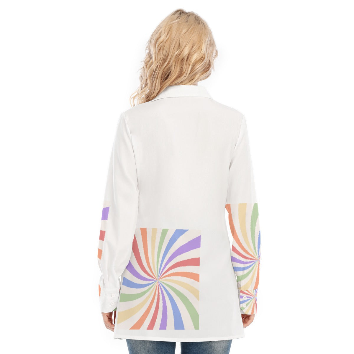 All-Over Print Women's Long Shirt