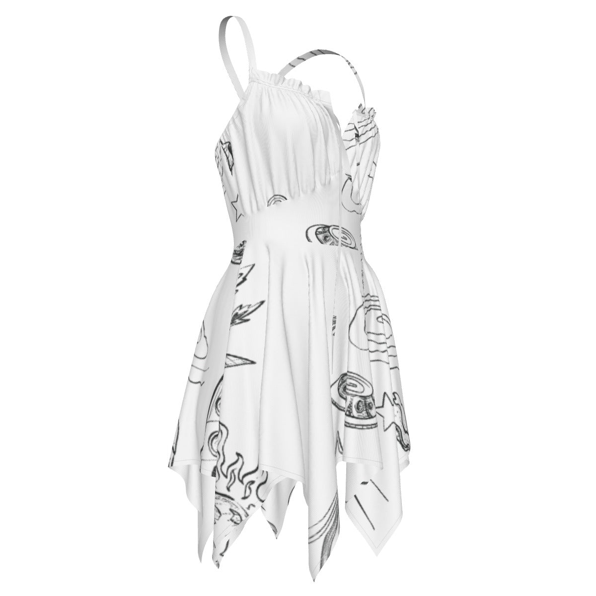 All-Over Print Women's Slip Dress