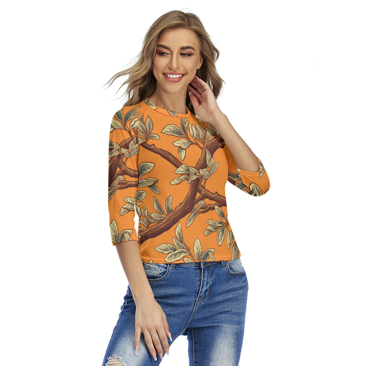 All-Over Print Women's Raglan Sleeves T-shirts