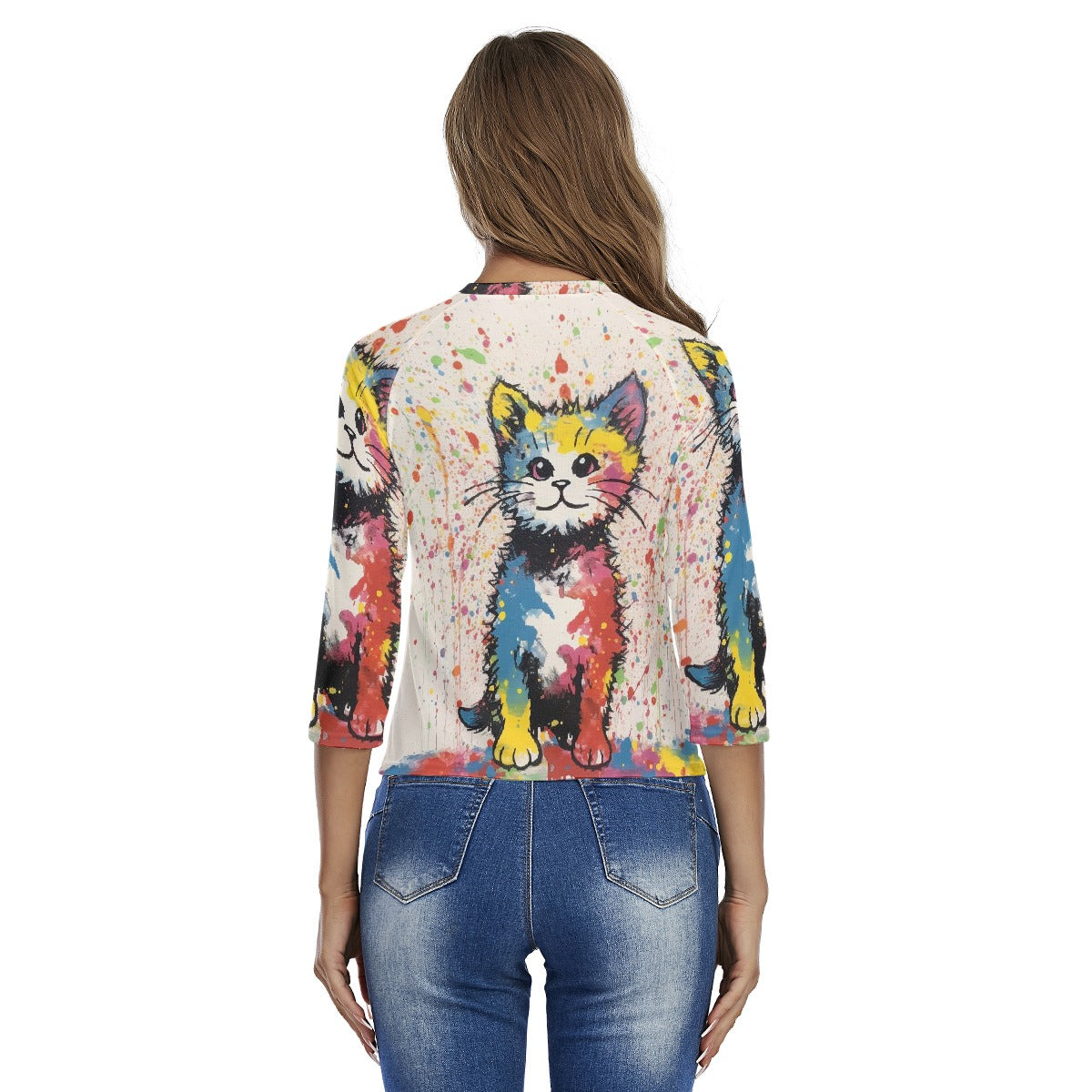 All-Over Print Women's Raglan Sleeves T-shirts