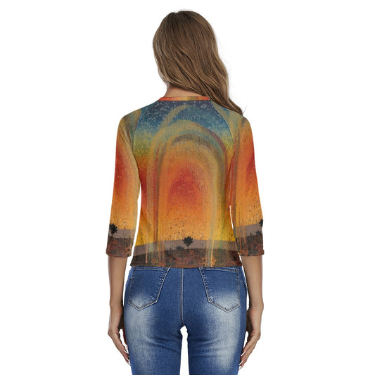 All-Over Print Women's Raglan Sleeves T-shirts