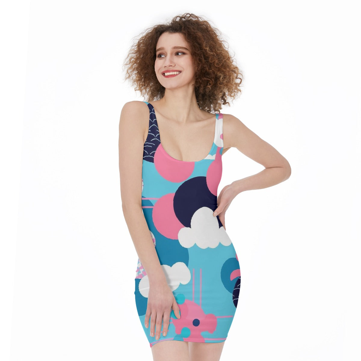 All-Over Print Women's Bodycon Dress