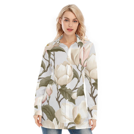 All-Over Print Women's Long Shirt