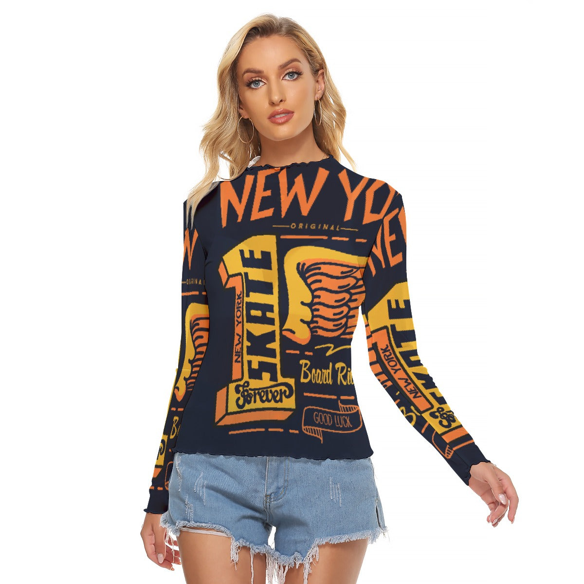 All-Over Print Women's Mesh T-shirt