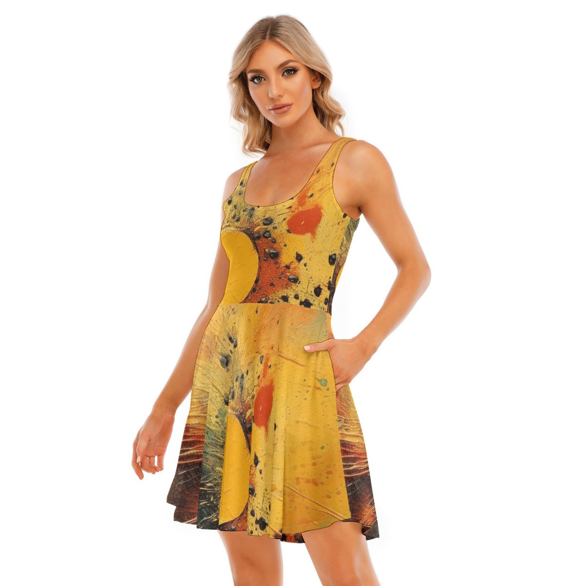 All-Over Print Women's Tank Vest Dress