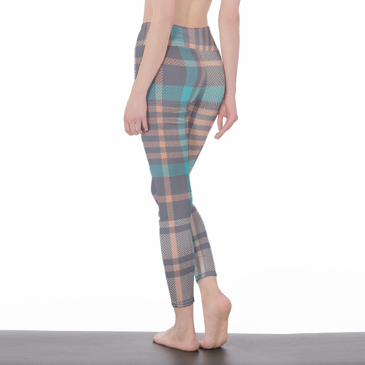 All-Over Print Women's High Waist Leggings | Side Stitch Closure